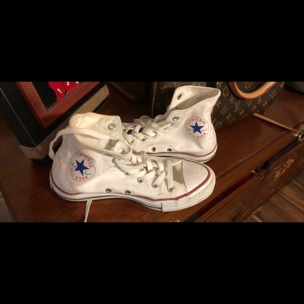 White high top converse
